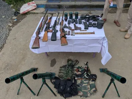Manipur security forces recover arms cache, arrest PREPAK militant, seize 50 kg opium