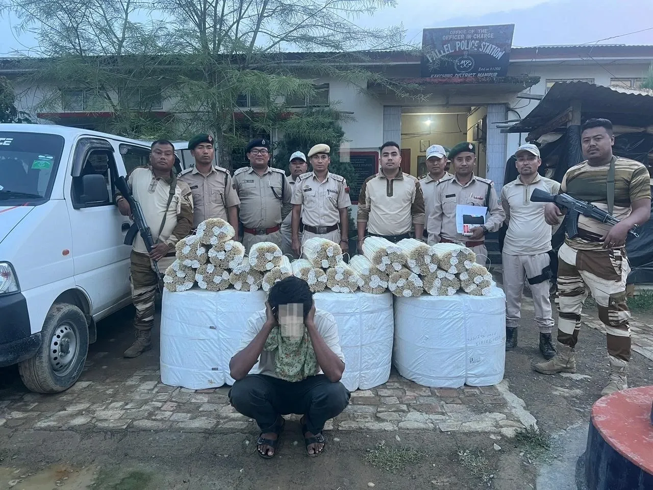 Is a Manipur Man Arrested for Illegally Trading Peacock Feather Shafts to Myanmar?