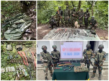 मणिपुर में सेना की बड़ी कार्रवाई: 21 हथियार बरामद, NIA-वांछित PLA कैडर समेत 4 गिरफ्तार