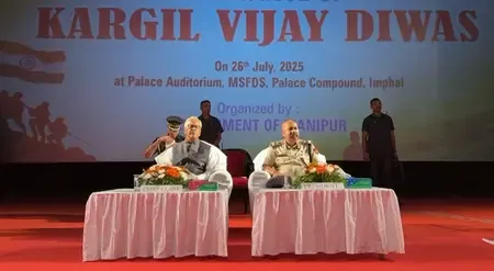 मणिपुर : राज्य सरकार ने 'कारगिल विजय दिवस' पर श्रद्धांजलि अर्पित की, शांति और विकास की प्रतिबद्धता दोहराई