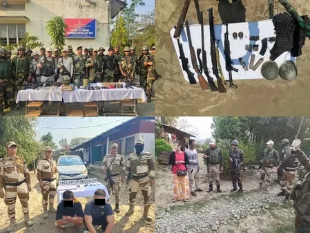 Manipur Police Apprehend 5 Militants, 3 Smugglers, and Confiscate Drugs Worth Rs 2 Crore