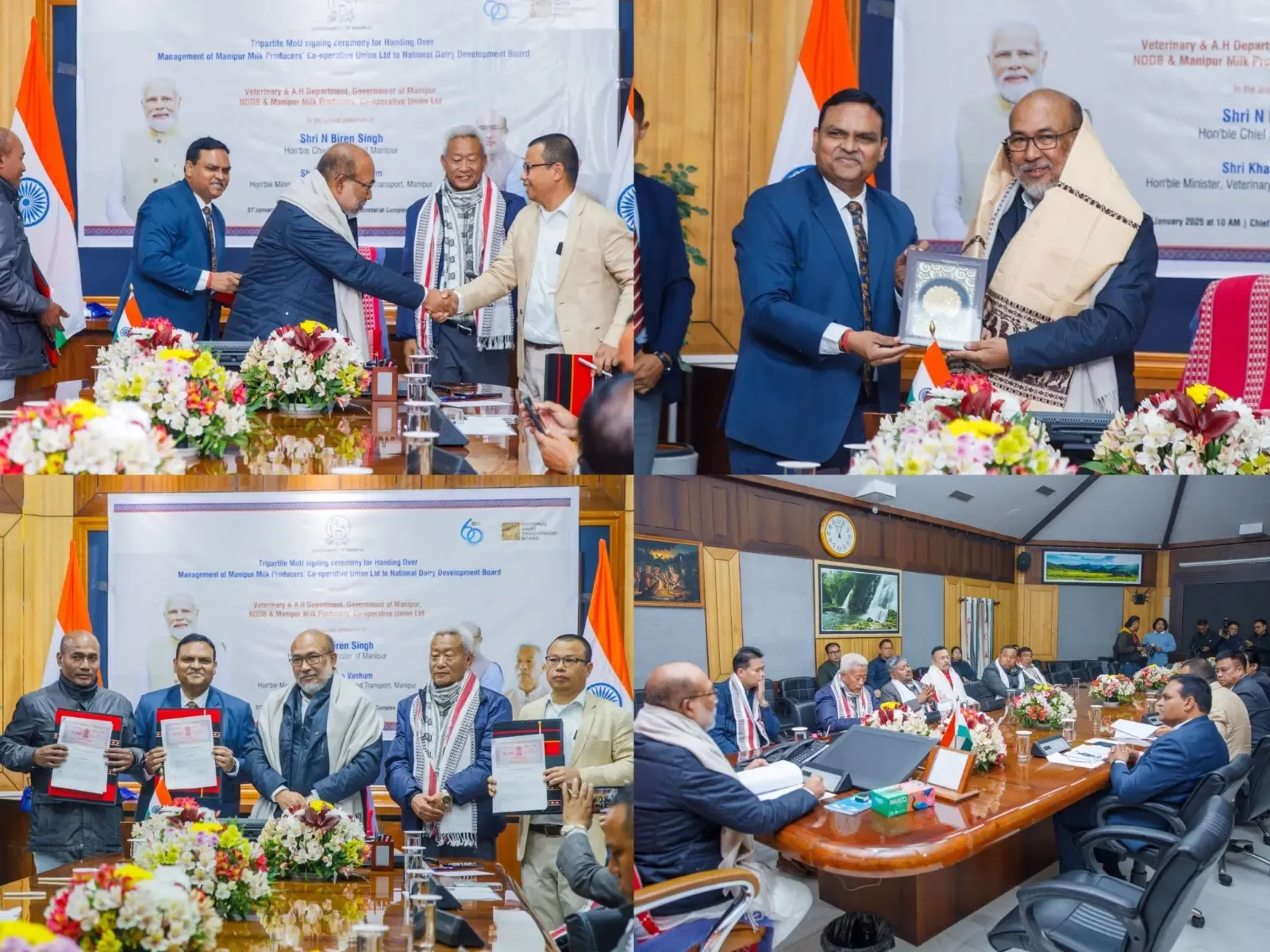 Manipur Collaborates with NDDB to Enhance Milk Output