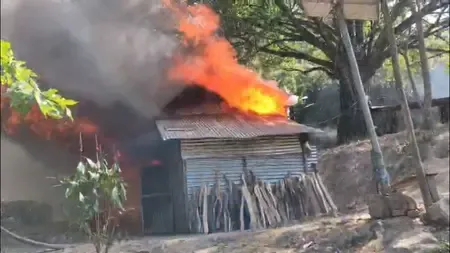 What Sparked the Tension in Manipur Amid House Fires?
