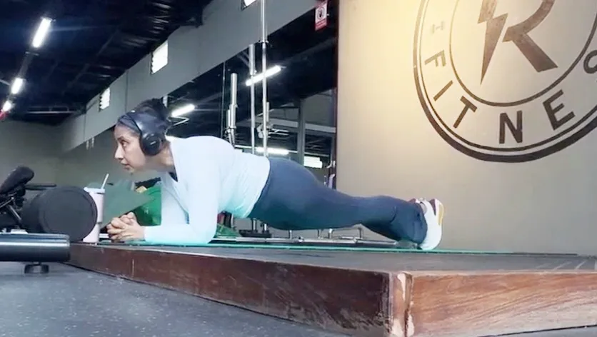 Is Manisha Koirala Showcasing Her Incredible Core Strength with Planks?