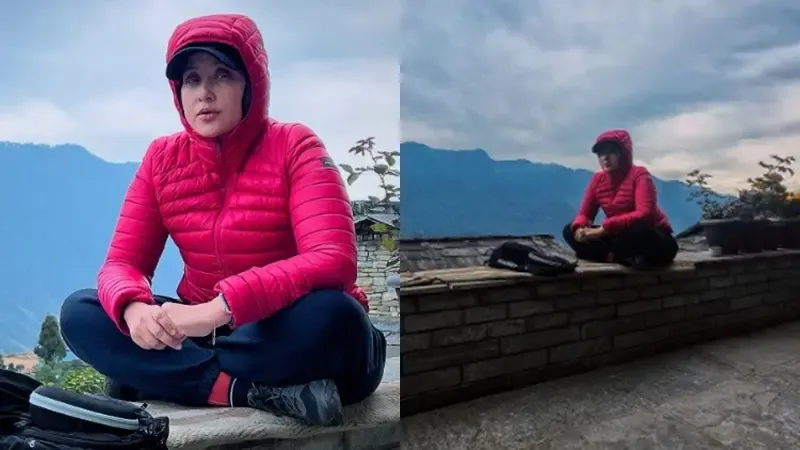 Manisha Koirala Embarks on a Scenic Hike and Visits a Cultural Museum