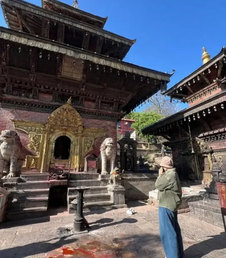 Manisha Koirala Visits Nepal's Bajrayogini Temple: A Journey of Wisdom and Compassion