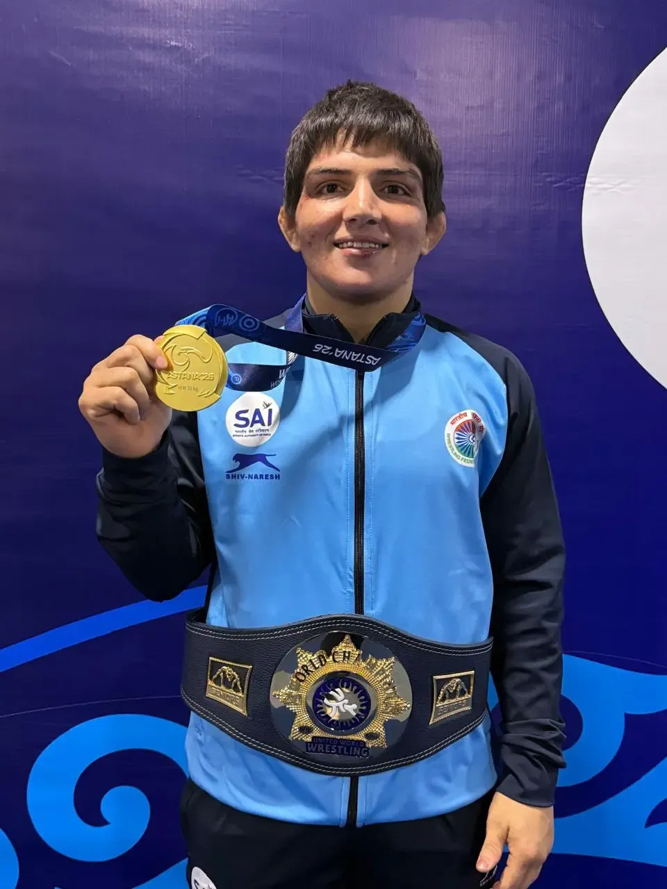 Manisha Bhanwala wins gold at World Wrestling Championships, first Indian woman champion