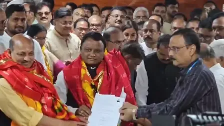 Nominations Filed for Rajya Sabha Elections by BJP Leaders and Supporters