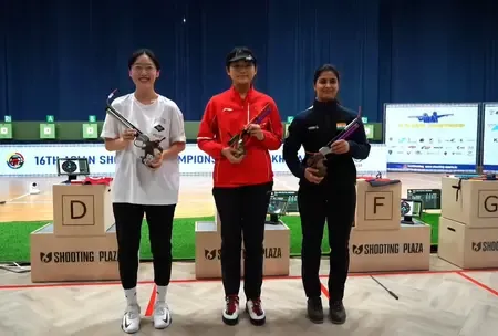 How Did Manu Bhaker Win Bronze in 10m Air Pistol at the Asian Shooting Championship?