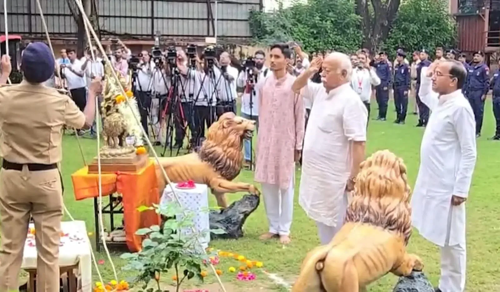 RSS chief Bhagwat warns of forces working against India's Vishwaguru goal