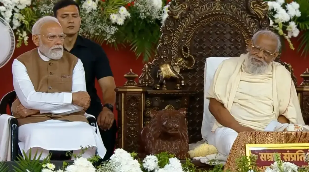 PM Modi: The Leader Who Captures Hearts, Says Acharya Shri Padmasagar Surishwarji Maharaj