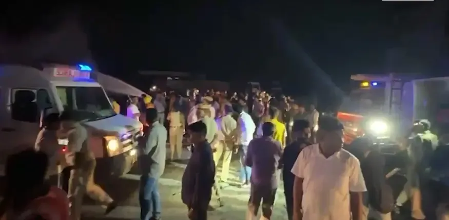 What Happened After a Tanker Collided with an LPG Truck on the Jaipur-Ajmer Highway?