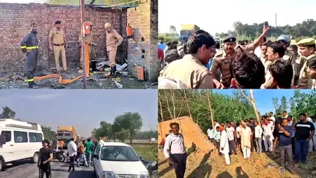 Tragic Firecracker Factory Explosion Claims Lives in Deoband, Saharanpur