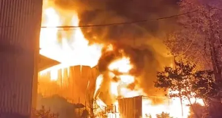 Bhiwandi warehouse fires: Two blazes gut pallets, tyres in Nimbavali; no casualties