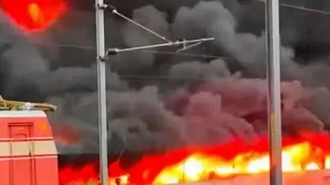 What Caused the Massive Fire That Destroyed 200 Vehicles at TN's Thrissur Railway Station?