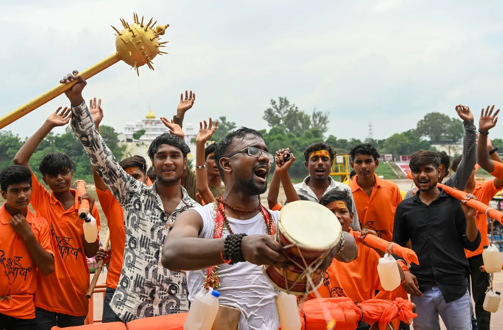 Kanwar Yatra in Jabalpur draws massive turnout; CM Mohan Yadav joins march