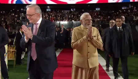 Modi at Melbourne Marvel Stadium: 30,000 cheer PM at 'Melbourne Meets Modi'