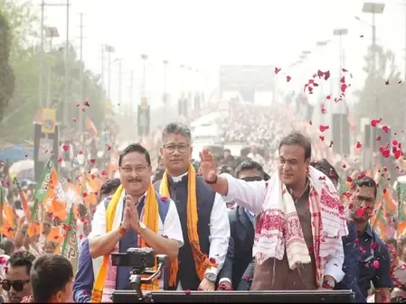 BJP's Jan Ashirwad Yatra in Assam Draws Enthusiastic Crowds