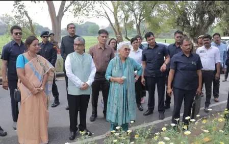 मथुरा में राज्यपाल ने देखीं छात्रों की रचनात्मक वॉल पेंटिंग्स, विश्वविद्यालय की बैठक में दिए दिशा-निर्देश
