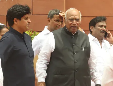 Kharge venue 'purification' row: Opposition targets BJP, RSS in Parliament
