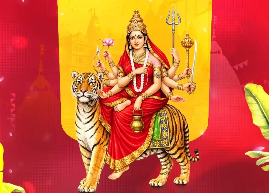 Yogi Adityanath, Nitin Gadkari offer Navratri greetings on Maa Chandraghanta day