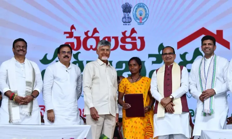 Andhra Pradesh CM Naidu targets 100% housing by 2029, lays foundation for 3 lakh PMAY-G homes