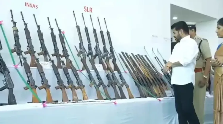 Historic Surrender: 130 Maoists Lay Down Arms in Telangana