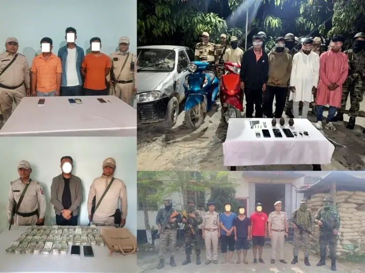 14 Militants from Banned Groups Arrested in Manipur; Weapons and Ammunition Seized