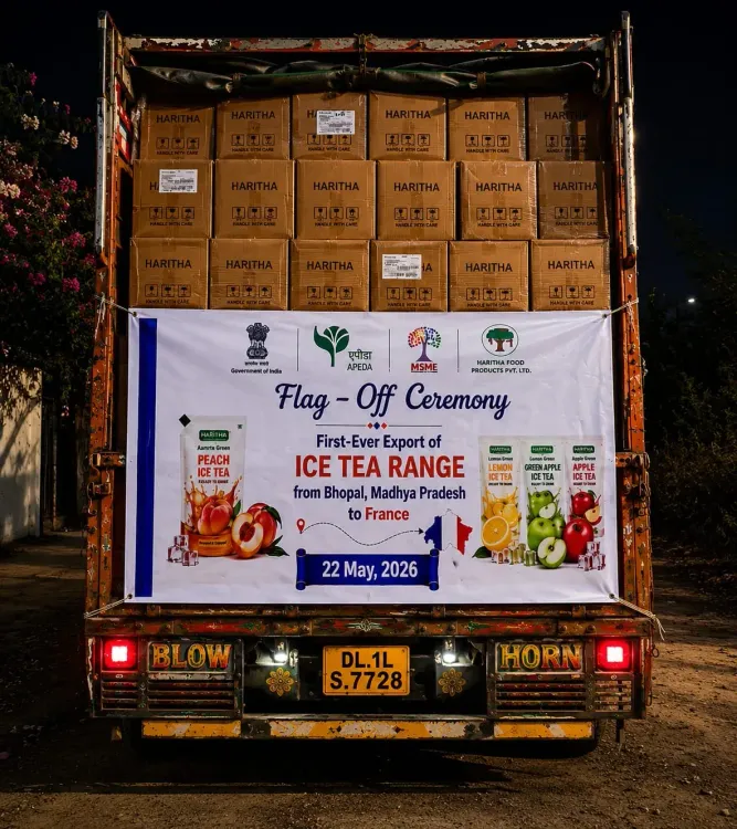 Bhopal sends first flavoured iced tea premix shipment to Switzerland