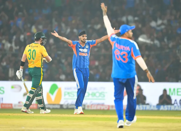 What was Arshdeep Singh's strategy during the 1st T20I against South Africa?