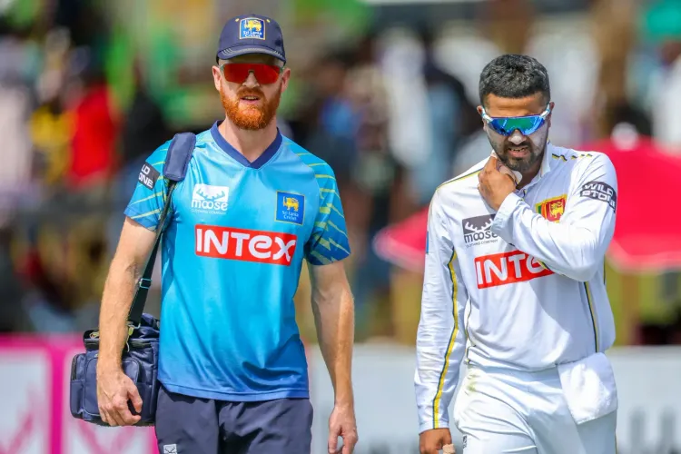 Chandimal off for scans after shoulder and neck injury on Day 4 in Galle
