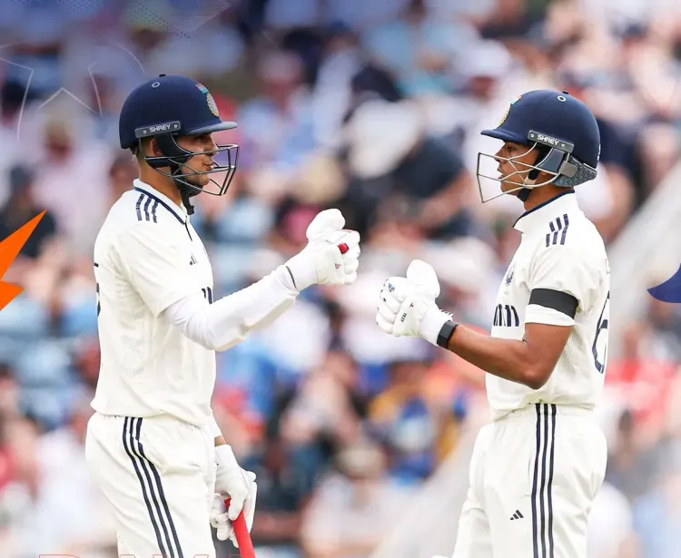 How Did Gill, Jaiswal, and Pant Lead India to an Impressive Start?