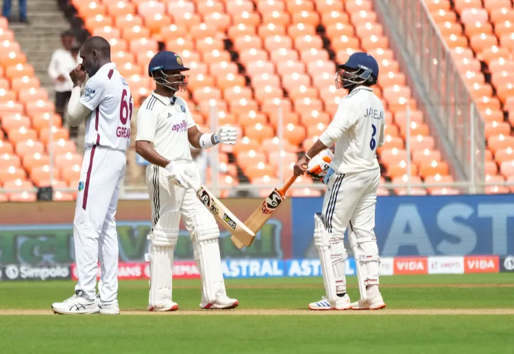 How Did Jurel and Jadeja's Fifties Boost India's Lead Against West Indies?