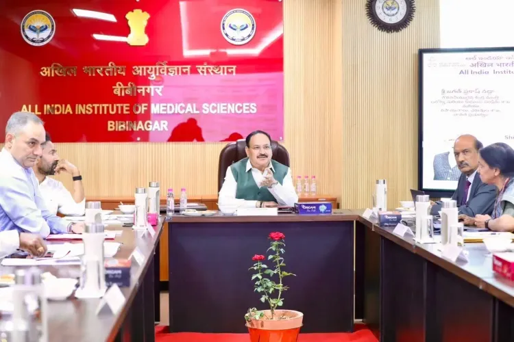 देश में एम्स की संख्या 23 हुई: जेपी नड्डा ने एम्स बीबीनगर की समीक्षा में गिनाई स्वास्थ्य क्षेत्र की उपलब्धियाँ