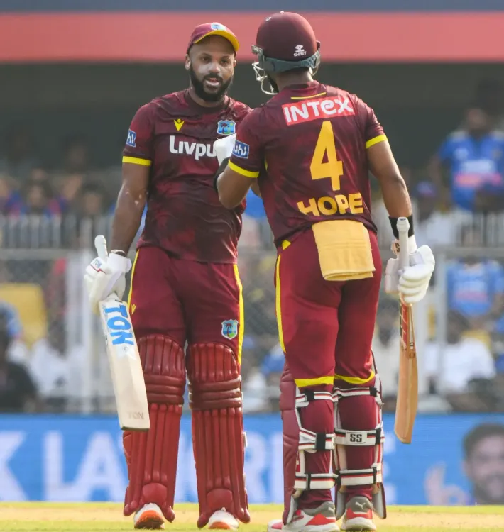 West Indies post 405/7 vs India in 2nd ODI — highest ever WI score