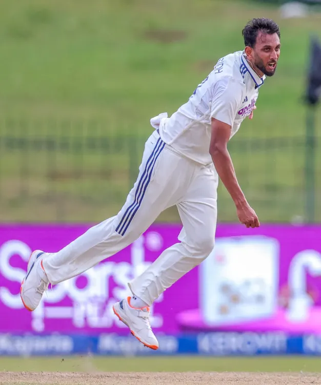 Prasidh Krishna: 'Aggression shows in how I bowl' as India pin SL at 8/2