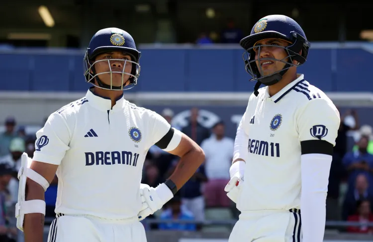 Did Yashasvi Jaiswal Shine with 87 while Gill Remains Unbeaten on 42 as India Reaches 182/3 at Tea?