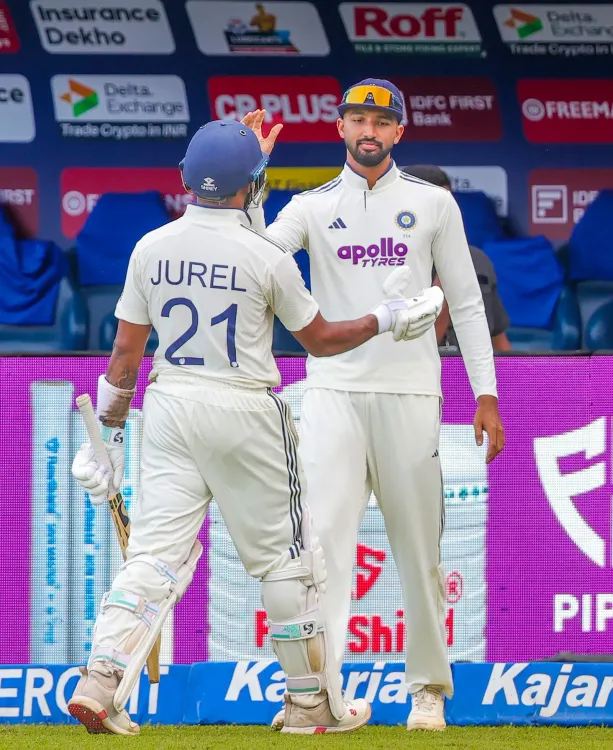 Jurel's 115 & Pant's 63 power India to 503/9 decl, SL reeling at 8/2