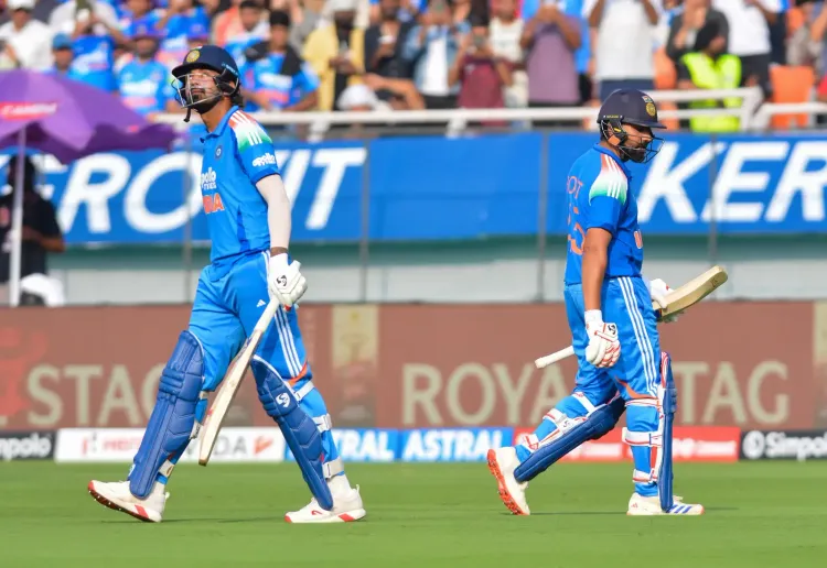 KL Rahul's 129* and Rohit's 92 fire India to 351/7 vs West Indies in 3rd ODI