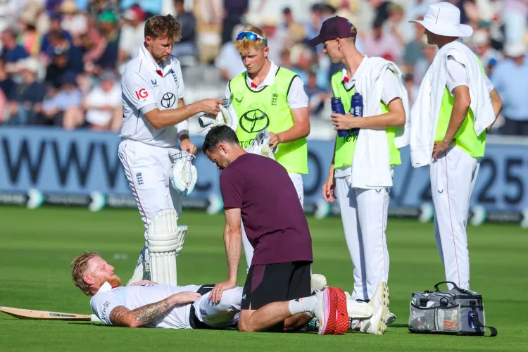 Is Ben Stokes Battling Injury at Lord’s During the 3rd Test?
