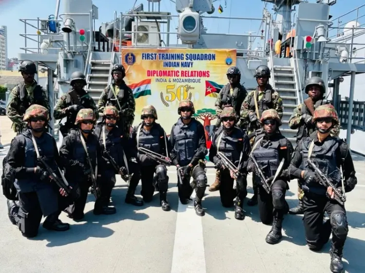 How Did the Indian Navy's First Training Squadron Enhance Ties with Mozambique?