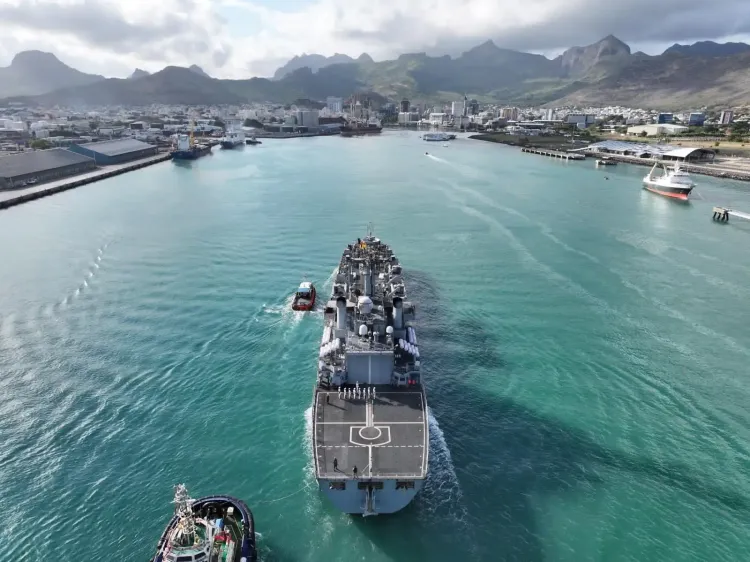 क्या भारत-मोजाम्बिक राजनयिक संबंधों की 50वीं वर्षगांठ पर नौसेना का स्क्वाड्रन मोजाम्बिक पहुंचा?