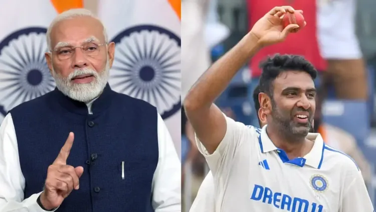 A Surprise Delivery: PM Modi's Tribute to Ashwin on His Retirement