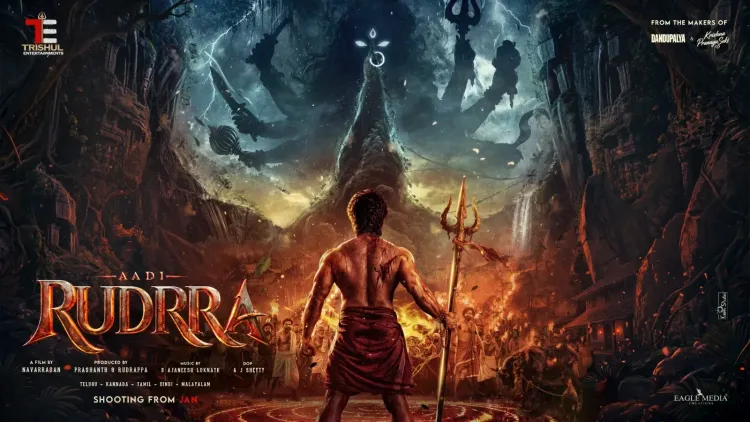 Aadi Saikumar leads pan-India divine thriller AADI RUDRRA, set in 1960–90 era