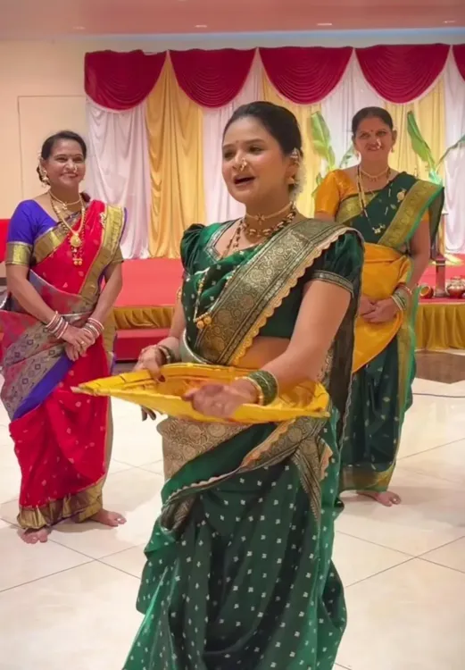 Apurva Gore celebrates first Mangala Gaur post-wedding in traditional style