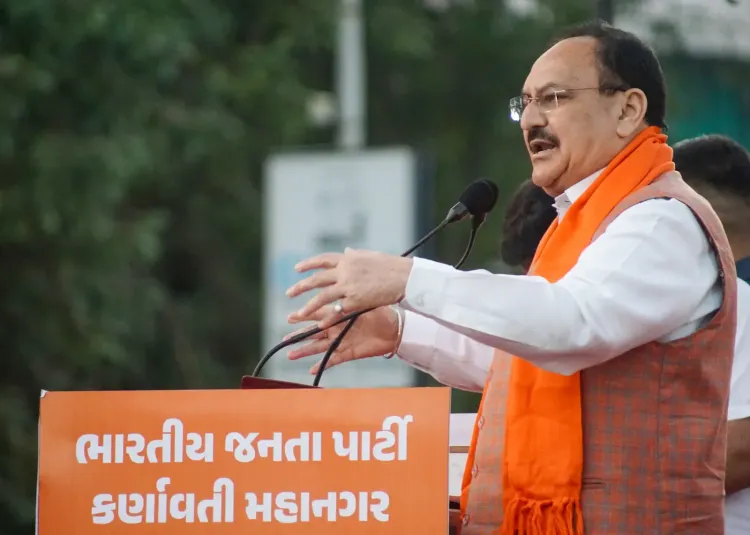 जेपी नड्डा का कांग्रेस पर हमला: 'लोकतंत्र की रक्षक बनने का ढोंग', दुर्ग में SIR और EVM विवाद पर दिया जवाब
