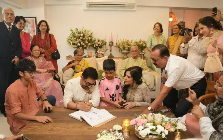 Aamir Khan marries Gauri Spratt in Mumbai; sons serve as ring bearers
