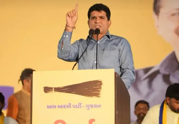 AAP to Participate Independently in Gujarat Local Elections: Isudan Gadhvi