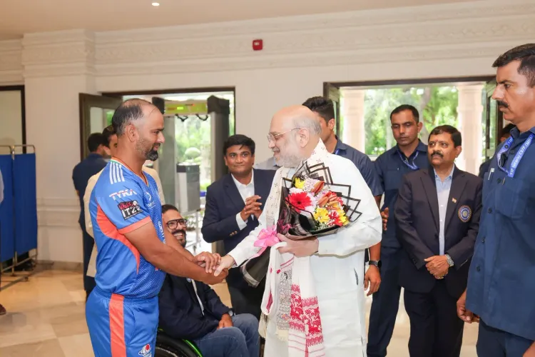 अमित शाह ने दिव्यांग क्रिकेट टीम से की मुलाकात, लॉर्ड्स पर 118 रनों की ऐतिहासिक जीत को सराहा