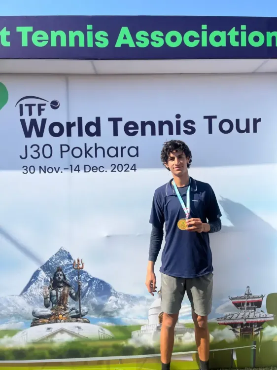 Aashravya, Adhiraj, and Aditya Excel at ITF J30 Tournament in Nepal